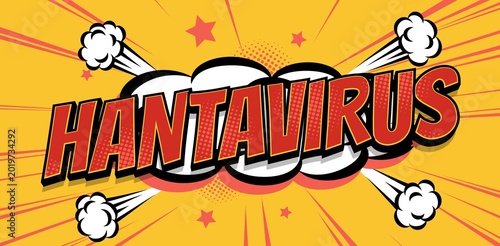hantavirus bannière (explosion)