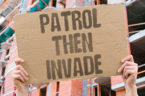 Photos "Patrol Then Invade" Persistent border patrolling by foreign aircraft precedes formal military entry