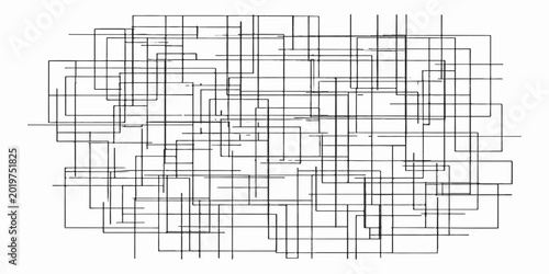 Photos Abstract black and white sketch background featuring technical pencil lines and
