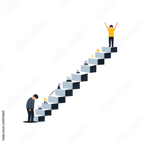 Success Journey: Overcoming Obstacles to Achieve Goals, Positive Change