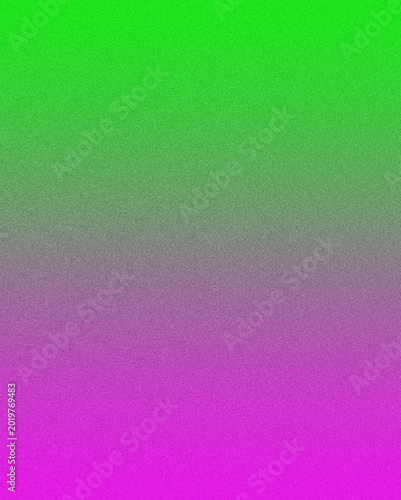 Vibrant Green and Pink Gradient Abstract Background with Grainy Texture Overlay and Soft Retro Glow Effect