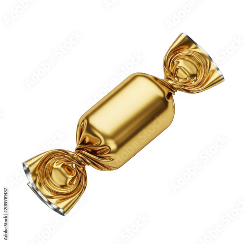 Golden wheat grain on white background isolated on transparent background