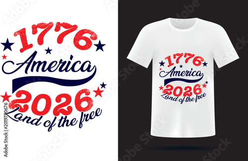 1776-2026 America Land of the Free Make