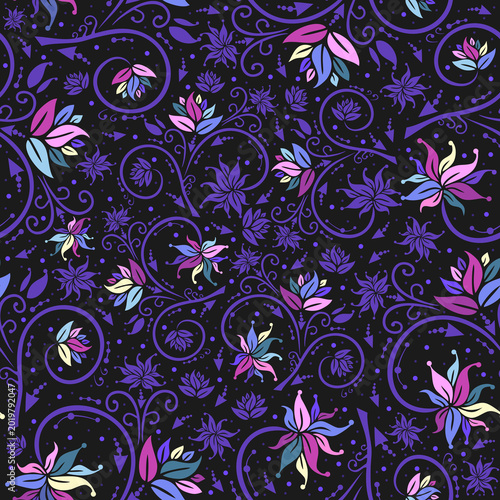 Seamless floral background
