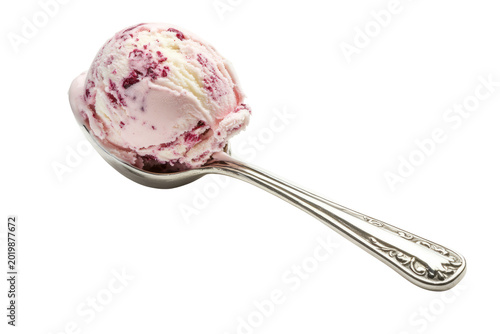Spoon with Ice Cream Scoop.