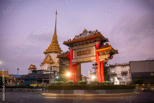 THAILAND BANGKOK CHINA TOWN WAT TRAIMIT GATE