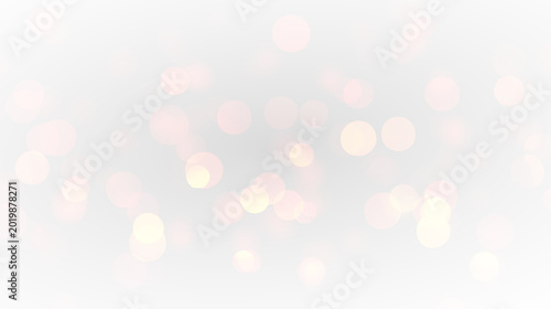 Foto Golden Bokeh Particles Glow Abstract Background