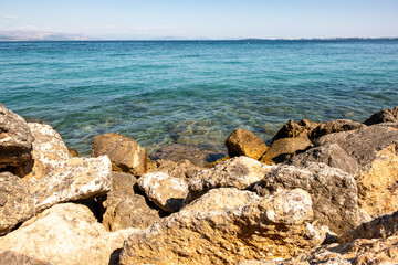 Papier peint photo  Greek coastline. Greek coast at Corfu, Greece   © Ivan