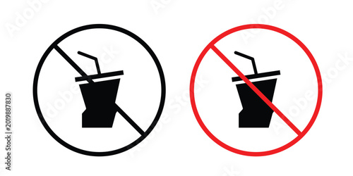 Cuadro en lienzo Dont throw away plastic sign collection