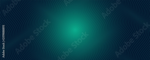 Bild auf Leinwand Digital technology speed connect blue green background, cyber nano information, abstract communication