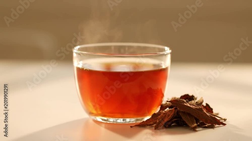 Warm Rooibos Tea in Bright Natural Light
