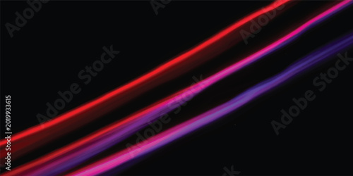 Obraz na plátně An abstract digital wallpaper featuring a dark backdrop illuminated by a vibrant