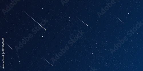 Photos Deep cosmic scene with twinkling celestial bodies against dark backdrop vector illustration background