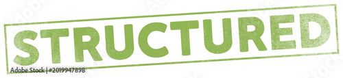 Foto Structured stamp in green color on white background for business formal on Trans