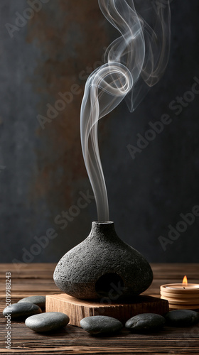 Aromatherapy Serenity: Incense Smoke & Zen Spirituality for Relaxation and Mindfulness in Home Decor