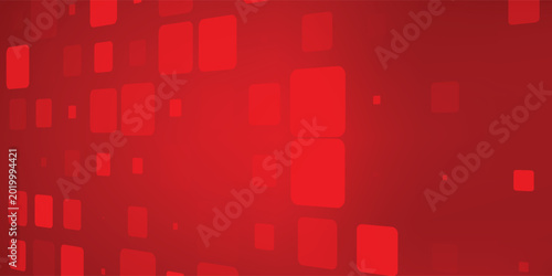 Photos Red abstract background with seamless pattern of rounded squares and rectangles
