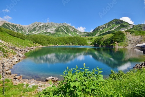 絶景の立山連峰　夏景色