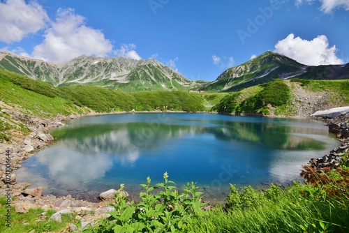 絶景の立山連峰　夏景色
