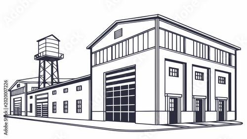 vector illustration of a building