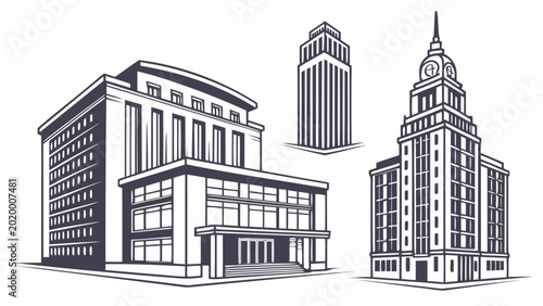 sketch of the city