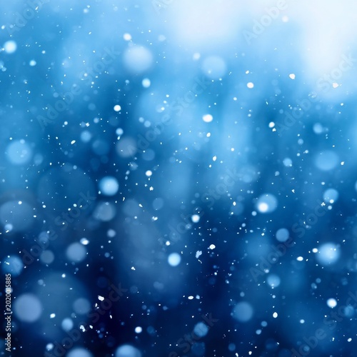 Snow Falls Gently in a Winter Scene Creating a Soft White Blanket on the Ground