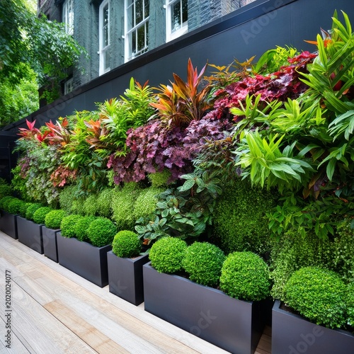 Vibrant Display of Indoor Plants in a Modern Urban Setting During Daytime Hours