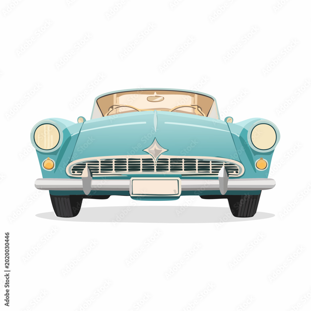 Obraz premium Oldtimer in türkis
