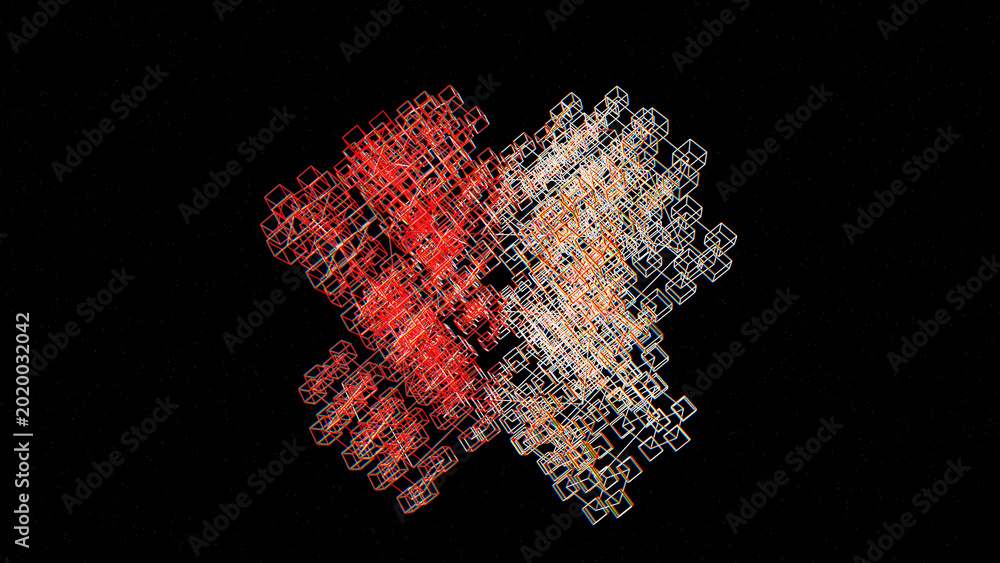 Foto prismatic recursive glass