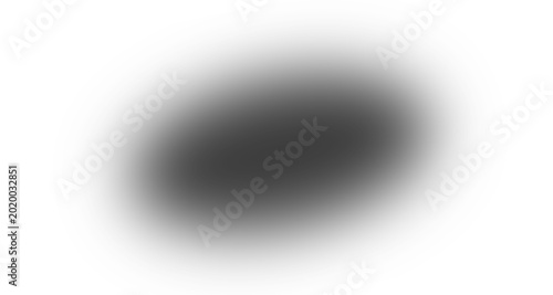 Dark shadow overlay effect with blur round and gradient isolated on transparent background. drop for graphic design element of  poster, card, decoration. PNG , Cutout illustration
