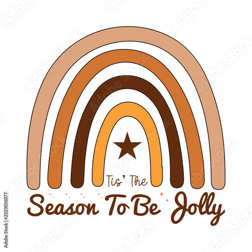 Christmas Rainbow Sublimation
