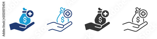 incentives icon set collection multi-style.
