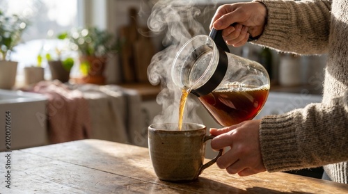Serene Brew of Hope and Tranquility