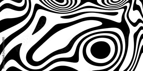 Foto Black and white line pattern abstract background texture