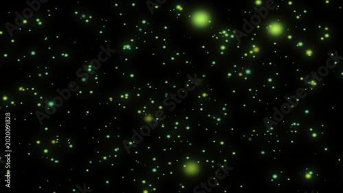 Abstract digital particles background animation with modern colors