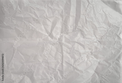 Foto Transparent crumpled tracing paper texture isolated on transparent background