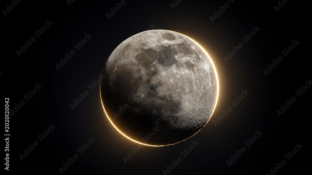 Obraz premium Golden Moon