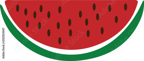 watermelon vector illustration