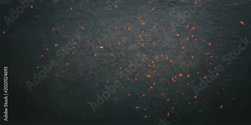 Foto Dark textured background with concentrated reddish brown specks and grunge