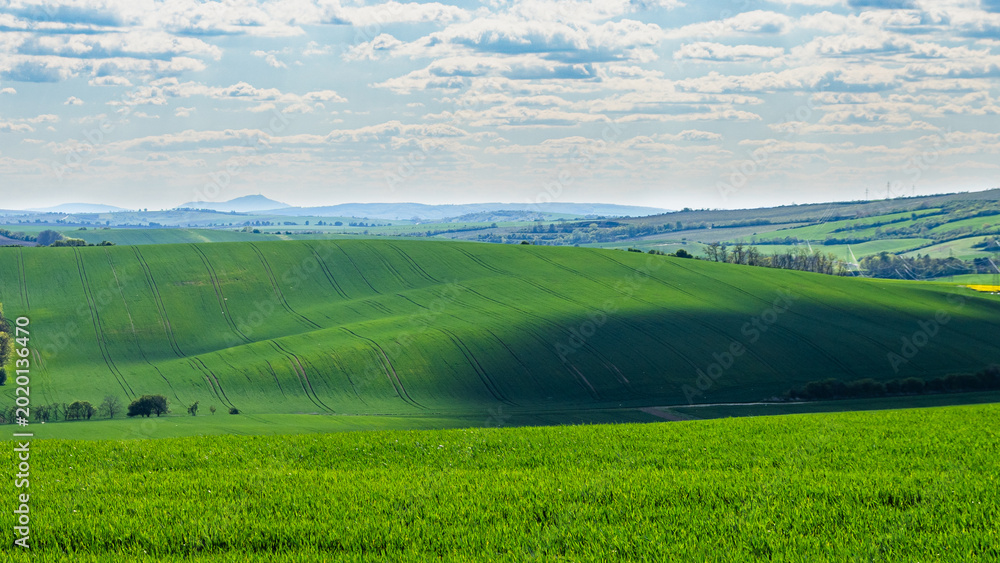 Obraz premium Landscape style Moravian Tuscany, Moravia, Czech Republic