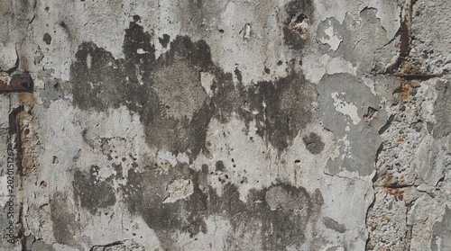 Canvastavla Close-up of weathered concrete wall surface.
