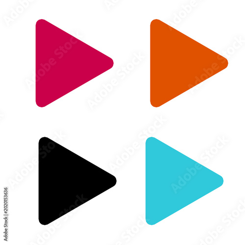 play  icon set