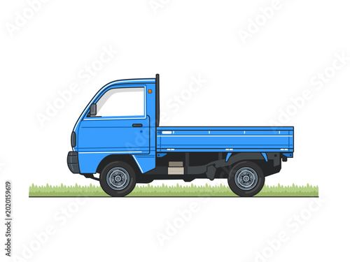 Classic Kei Truck Blue