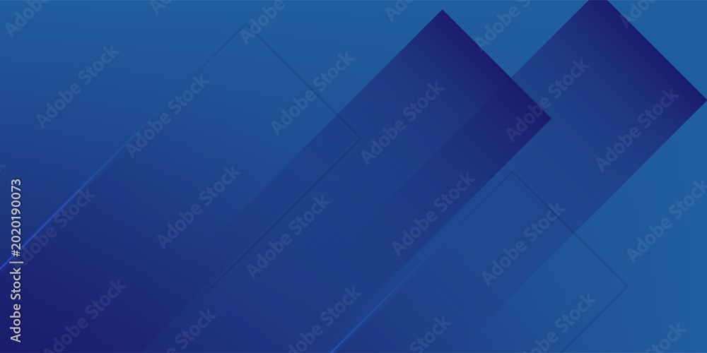 Obraz premium Futuristic blue gradient backdrop with sharp geometric lines and transparent overlays. Abstract aesthetic for digital marketing, network communication, and cyber security themes.