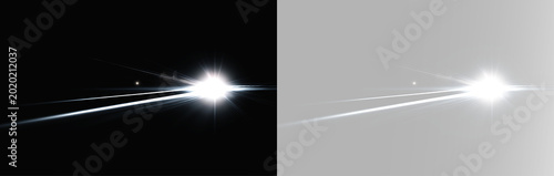 High speed rocket launch effect with powerful light streak and propulsion glow for futuristic technology