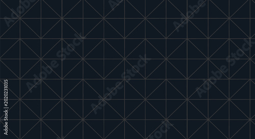 Canvastavla Geometric grid of triangles and squares on dark charcoal background creates subtle architectural pattern for elegant professional branding and web design