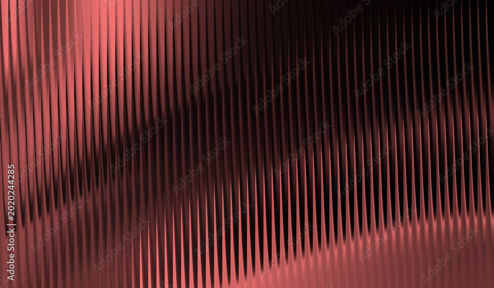 Αυτοκόλλητο Abstract background with vertical metallic lines in shades of rose gold and blac