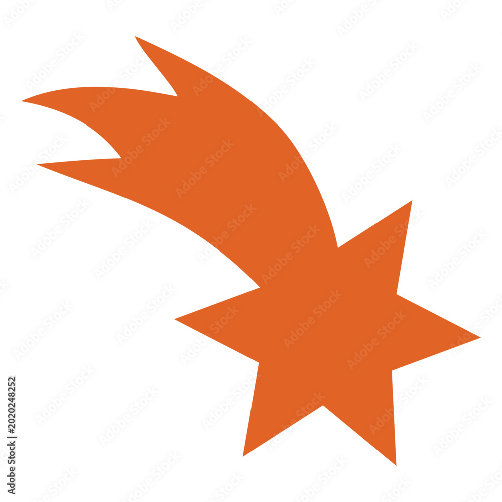 Fototapeta premium Falling star cartoon 09