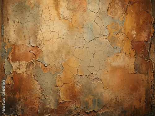 abstract paper background texture with Light cream yellow background, Brown paper texture, Old rough paper texture. Generative ai