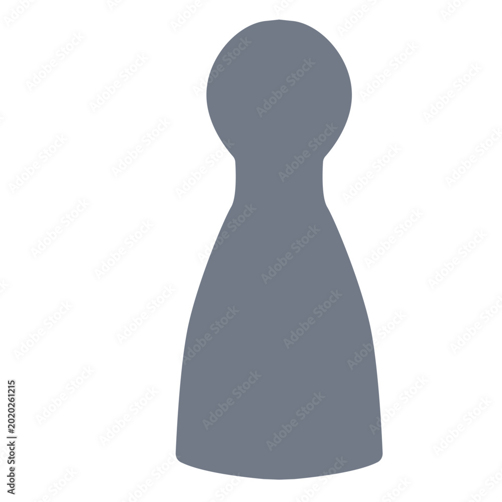 Foto Skittle pawn silhouette