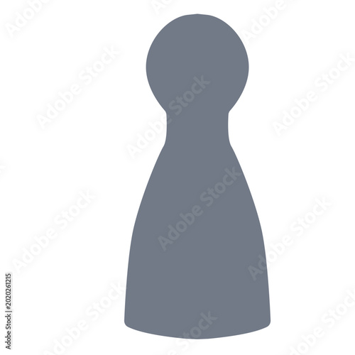 Foto Skittle pawn silhouette